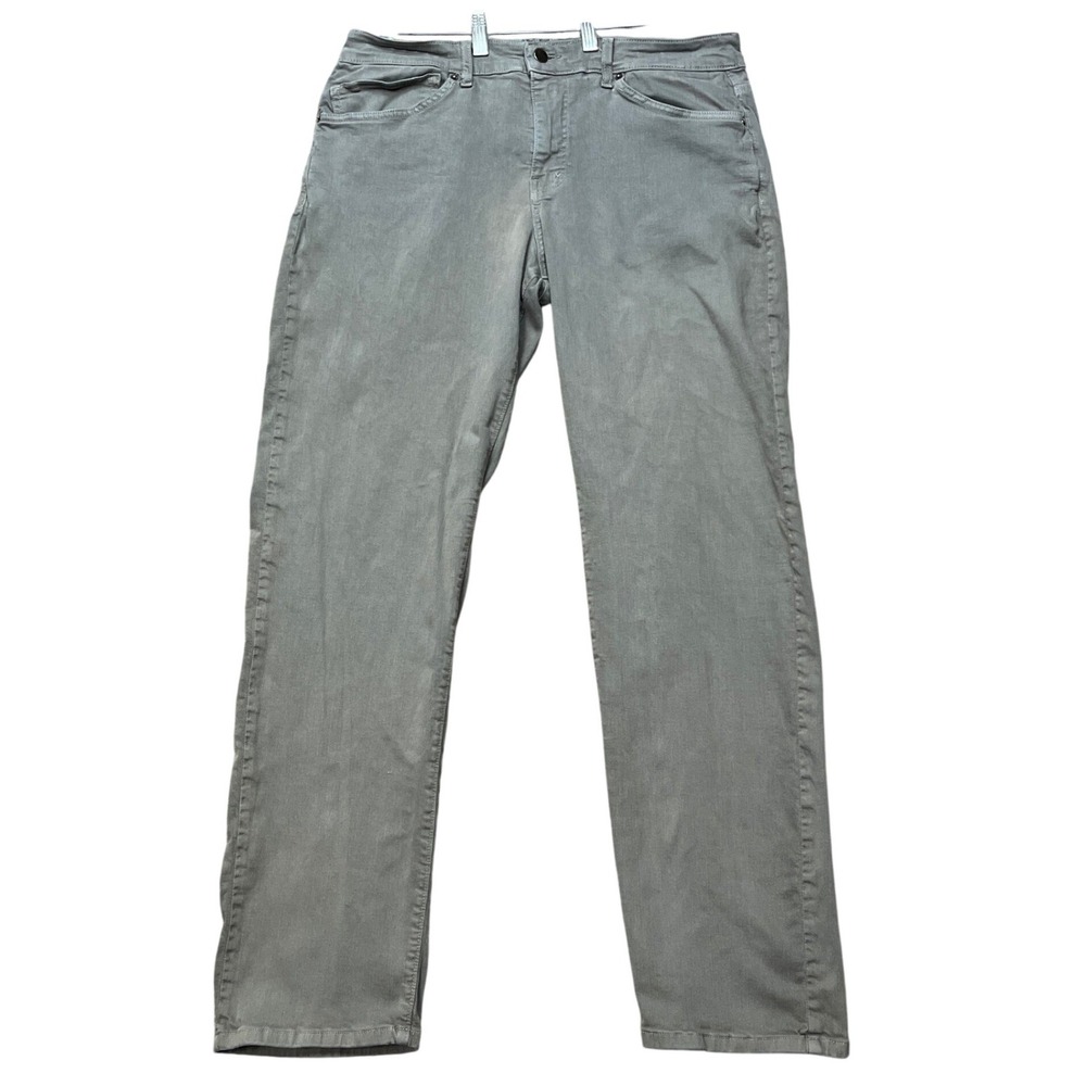 Aviator Travel Jeans Men 38x31 Gray Straight Leg Stretch Denim Twill Made in USA